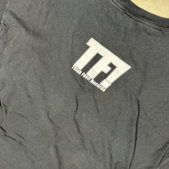 Think Fast Records Vintage T Shirt Graphic Zombie T Short Sleeve Mens XL Crewnec - Picture 4 of 7